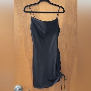 Topshop Black Backless Dress
